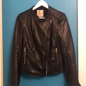 Zara soft leather jacket